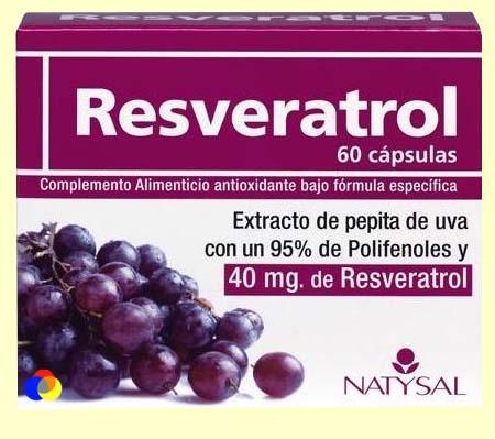Foto Resveratrol - Natysal - 60 cápsulas