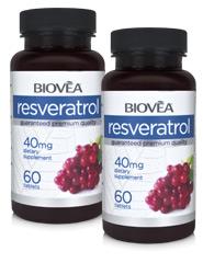 Foto Resveratrol 40mg 120 Comprimidos (Bonus Pack)