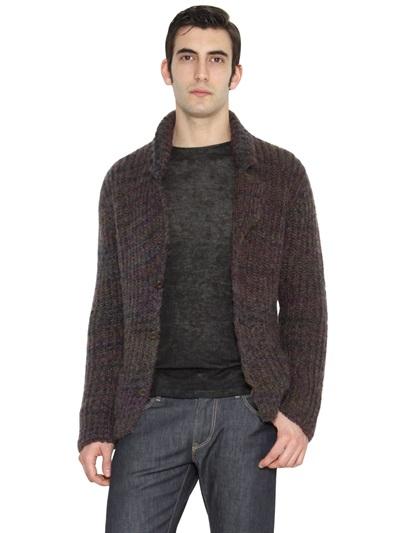 Foto retois chaqueta tejida de lana mezclada