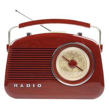 Foto Retro design am/fm radio brown