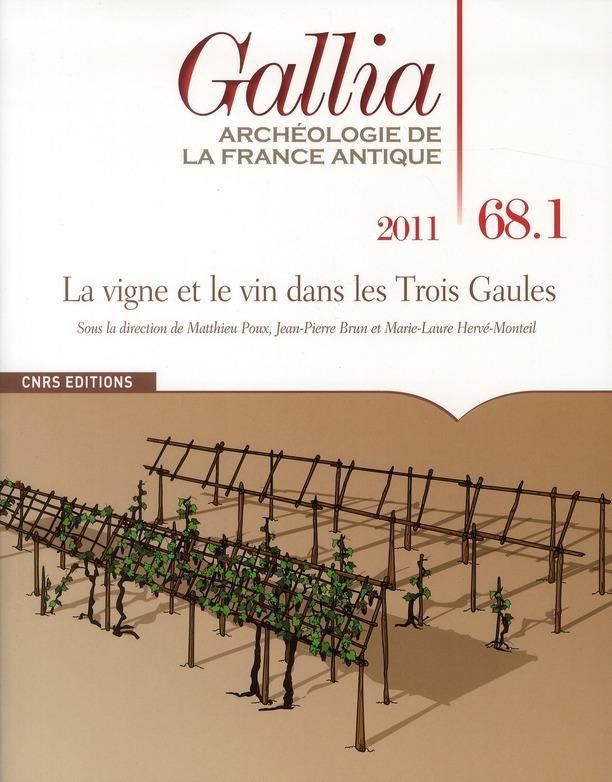 Foto REVUE GALLIA T.68.1; la vigne et le vin dans les trois Gaules
