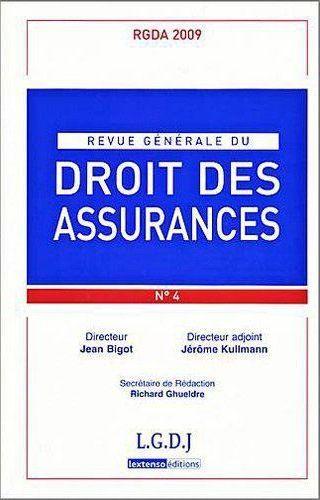 Foto Revue Generale Du Droit Des Assurances T.4