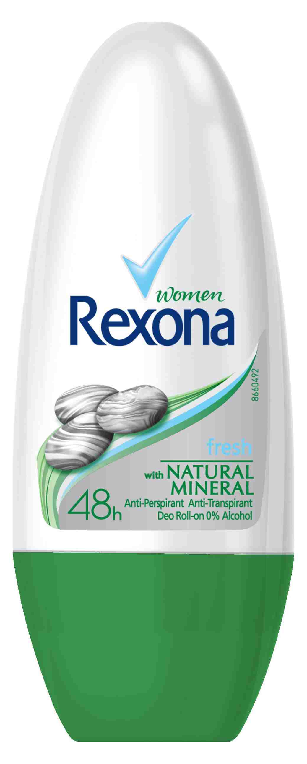Foto Rexona Women Desodorante Natural Minerals Fresh Roll-On