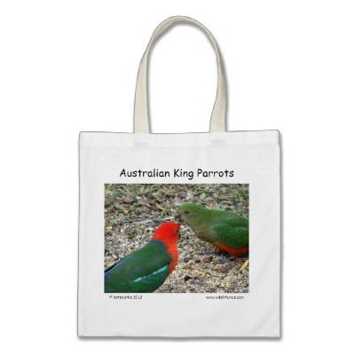 Foto Rey australiano Parrots Bolsas Lienzo