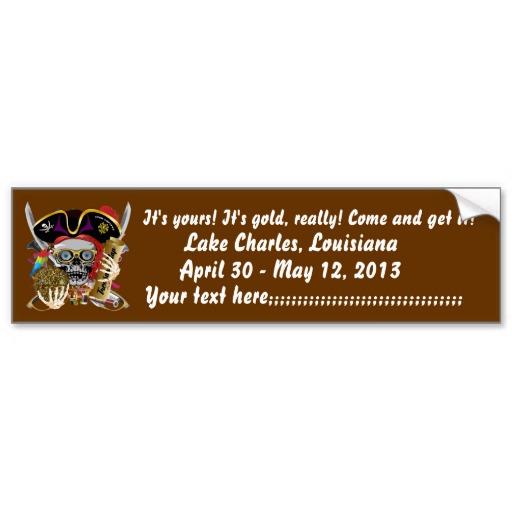 Foto Rey Lafitte Important View Hint del pirata Pegatina De Parachoque