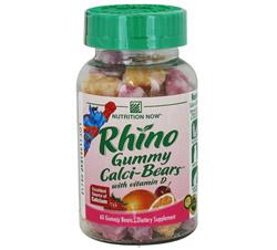 Foto Rhino Gummy Calci-Bears with Vitamin D Formerly Swirlin' Calci-Bears