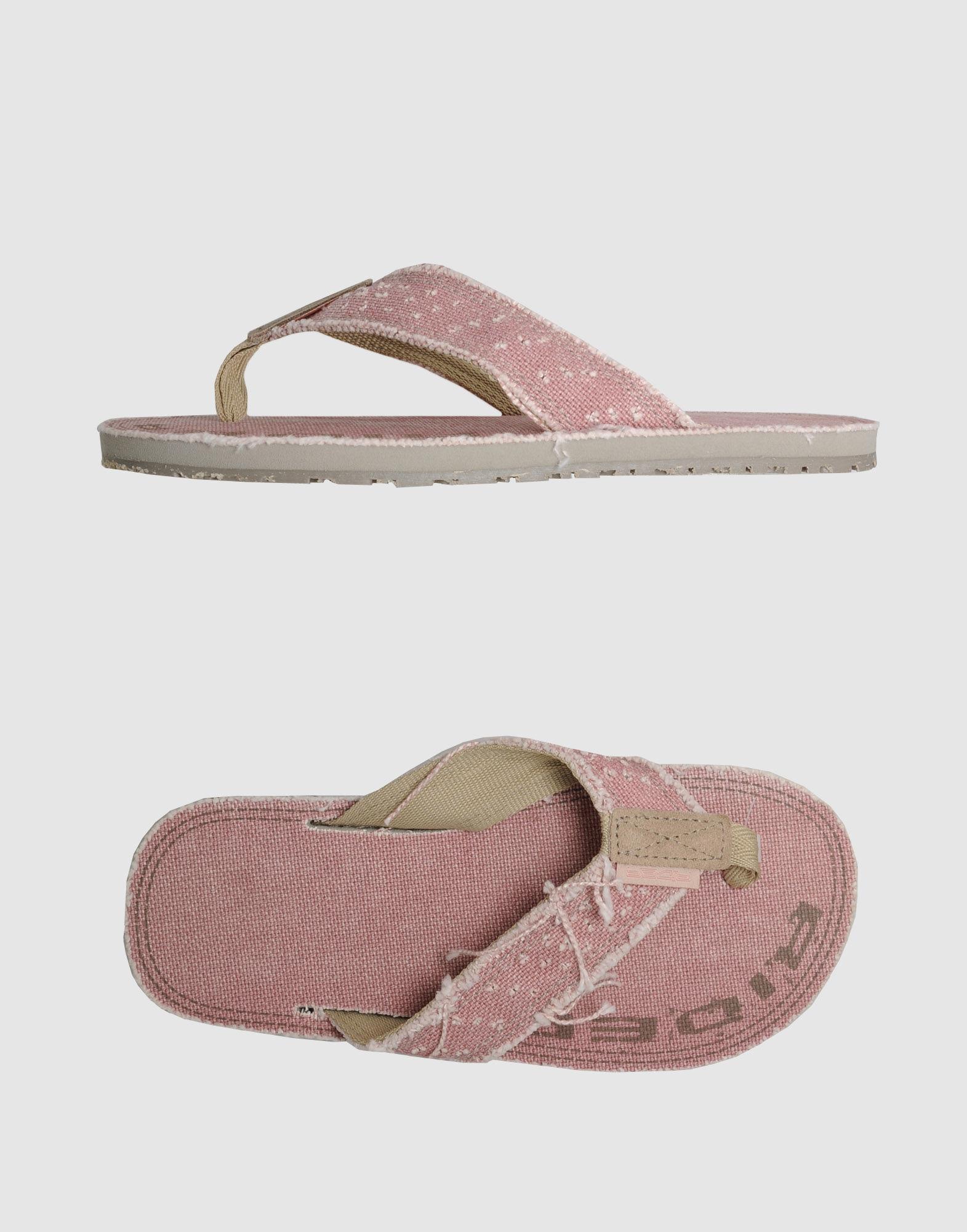 Foto rider sandalias de dedo Mujer Rosa pastel