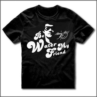 Foto Riderstorm Camiseta  Bruce Lee 01 Be Water Manga Corta Hombre Dvd Poster