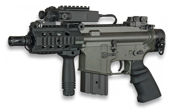 Foto Rifle Airsoft eléctrico Golden Eagle Serie Alta de PVC 2460g Contiene Metal Gear Box Incluye Accesorios 35935