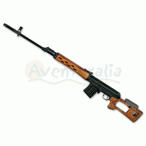 Foto Rifle ASG eléctrico airsoft modelo SVD Dragunov