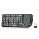 Foto RII RT-MWK01 2.4GHz 72-Key Teclado w / Laser Pointer / Air Mouse / Touch Pad - Negro