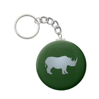Foto Rinoceronte rhino rhinoceros Llavero Personalizado