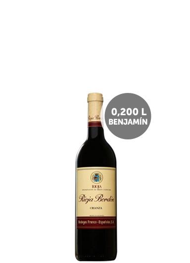 Foto Rioja Bordón Crianza 200ml 2008