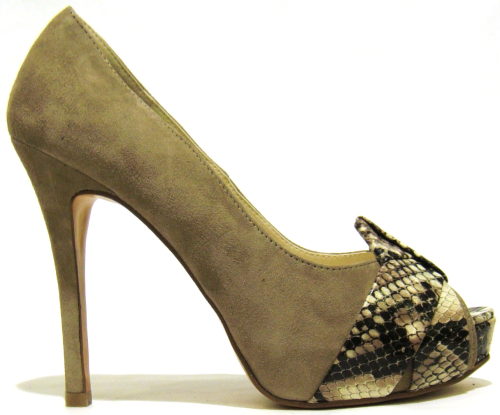 Foto Roberto Botella Peep toe ante serpiente - 37
