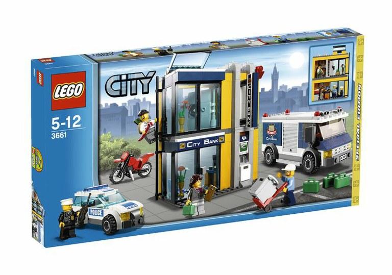Foto Robo en el banco lego