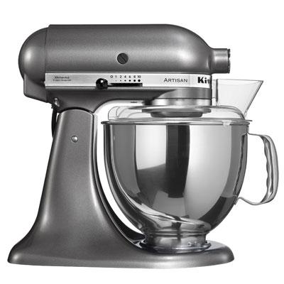Foto Robot artisan kitchenaid 5ksm150psms plata medalln