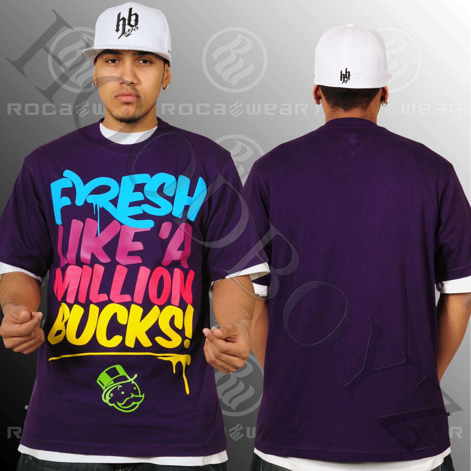 Foto Rocawear Bucks Camisetas Púrpura