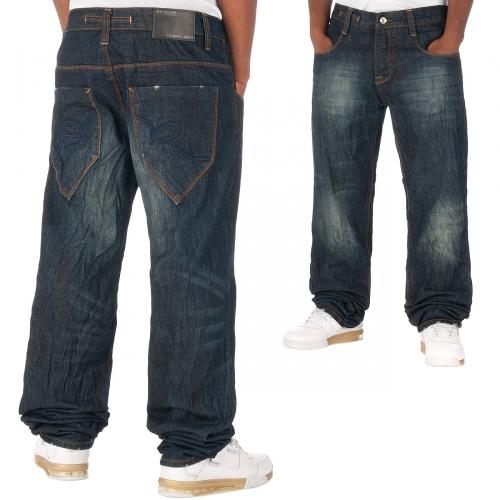 Foto Rocawear Double R T Tony Fit Jeans Dark Blue Wet Wash