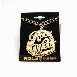 Foto ROCAWEAR Gold Plate BLING Heart 22 Necklace, 3 Ext