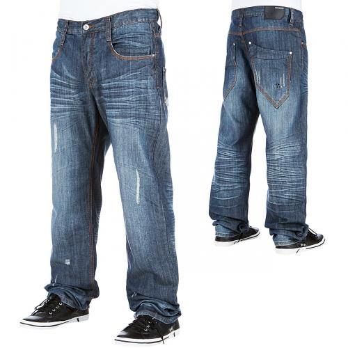 Foto Rocawear Hundreds Straight Fit Jeans Cool Joe Wash