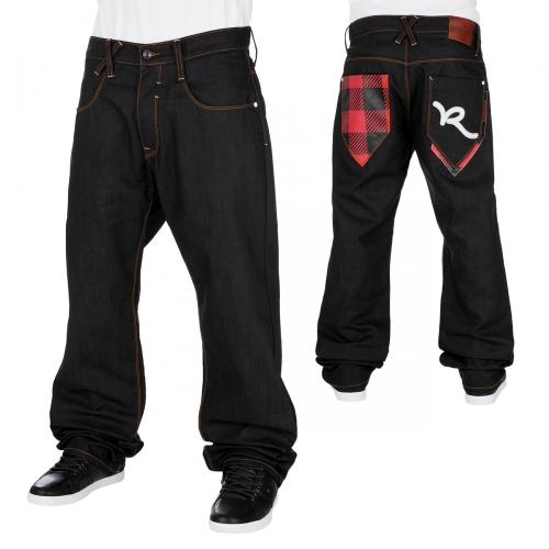 Foto Rocawear R Pattern Loose Fit Jeans Raw Japan/Red