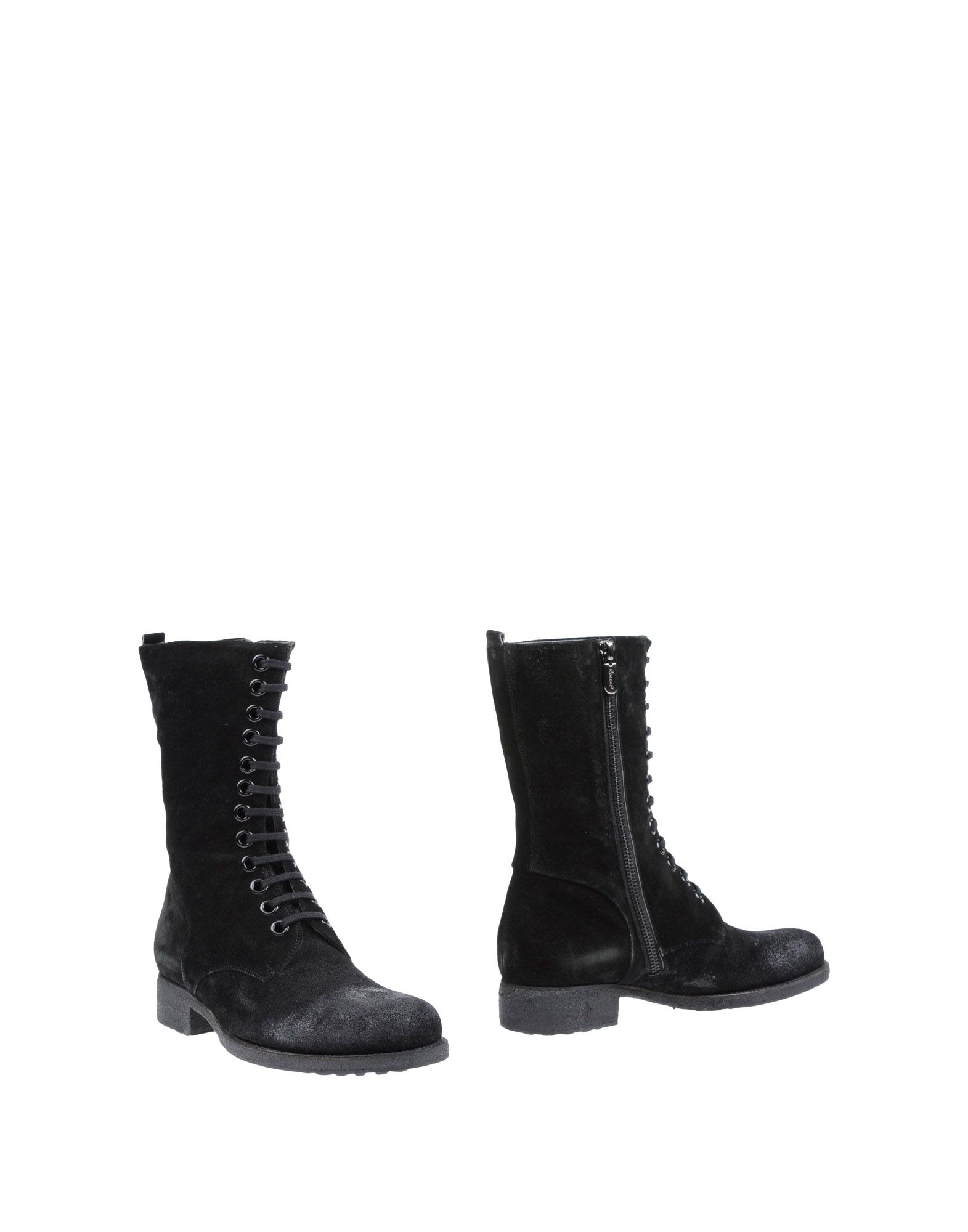 Foto Rocco P. Botas Con Cordones Mujer Negro
