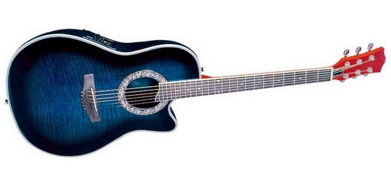 Foto Rochester Arb-72CE Tbls Trans. Blue Acoustic-Electric Guitar