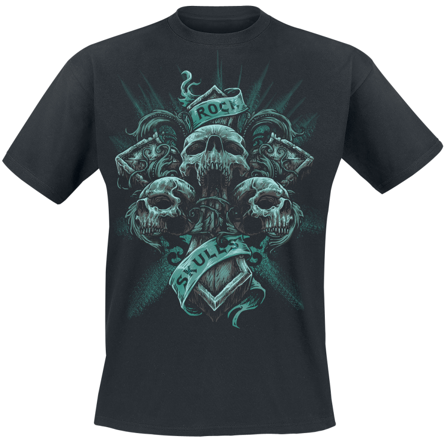 Foto Rock Skulls by EMP: Skull Cross - Camiseta