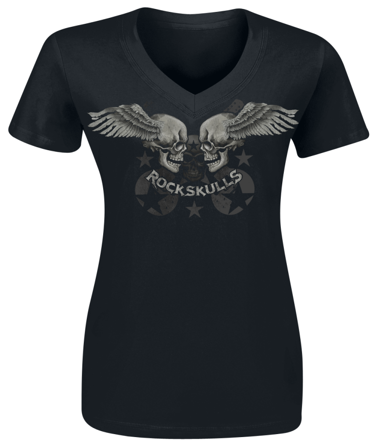 Foto Rock Skulls by EMP: Wings - Camiseta Mujer