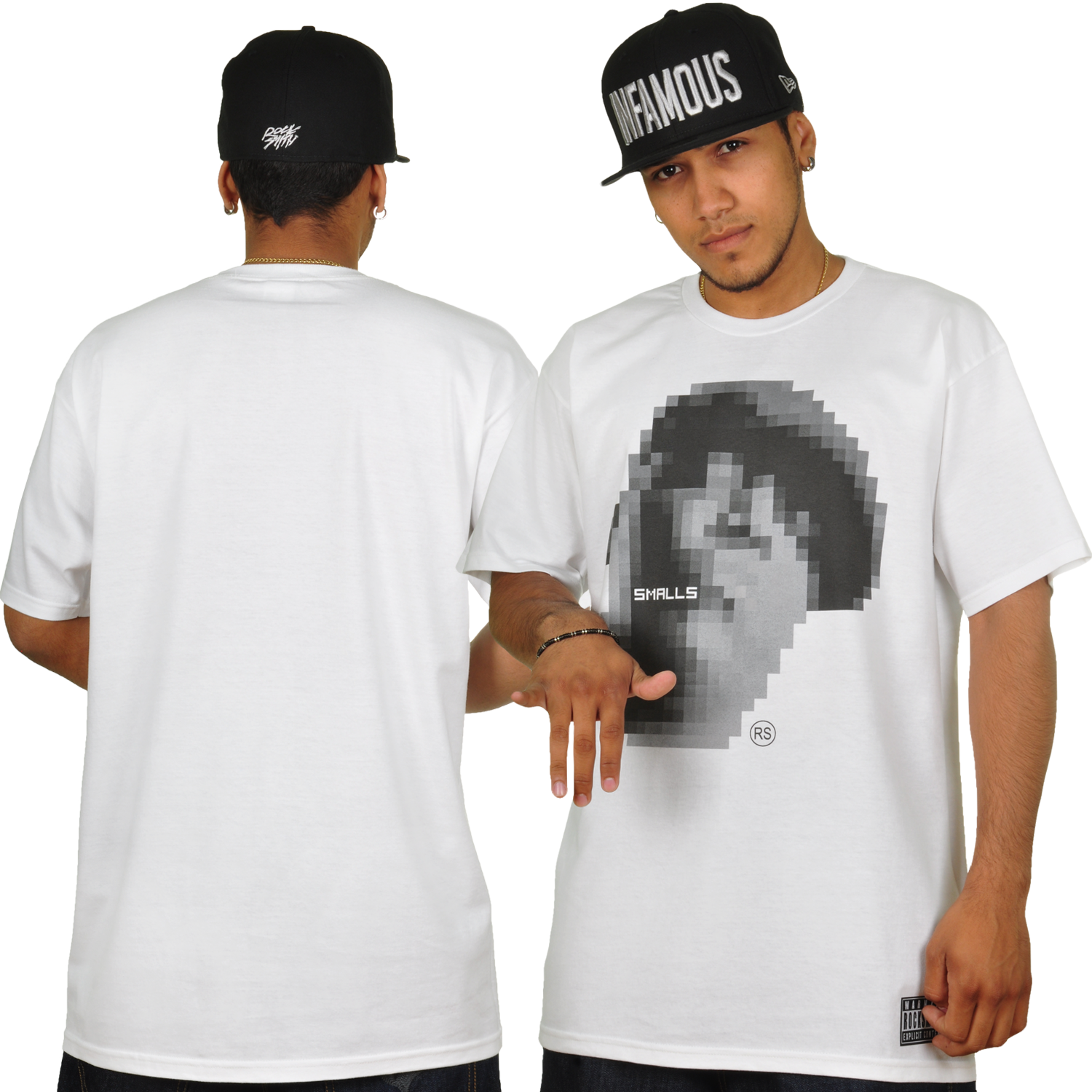 Foto Rocksmith Smalls T-shirt Blanco