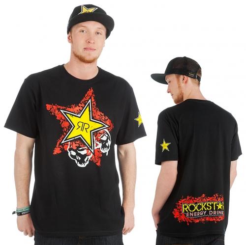 Foto Rockstar Energy Skull camiseta negra talla S