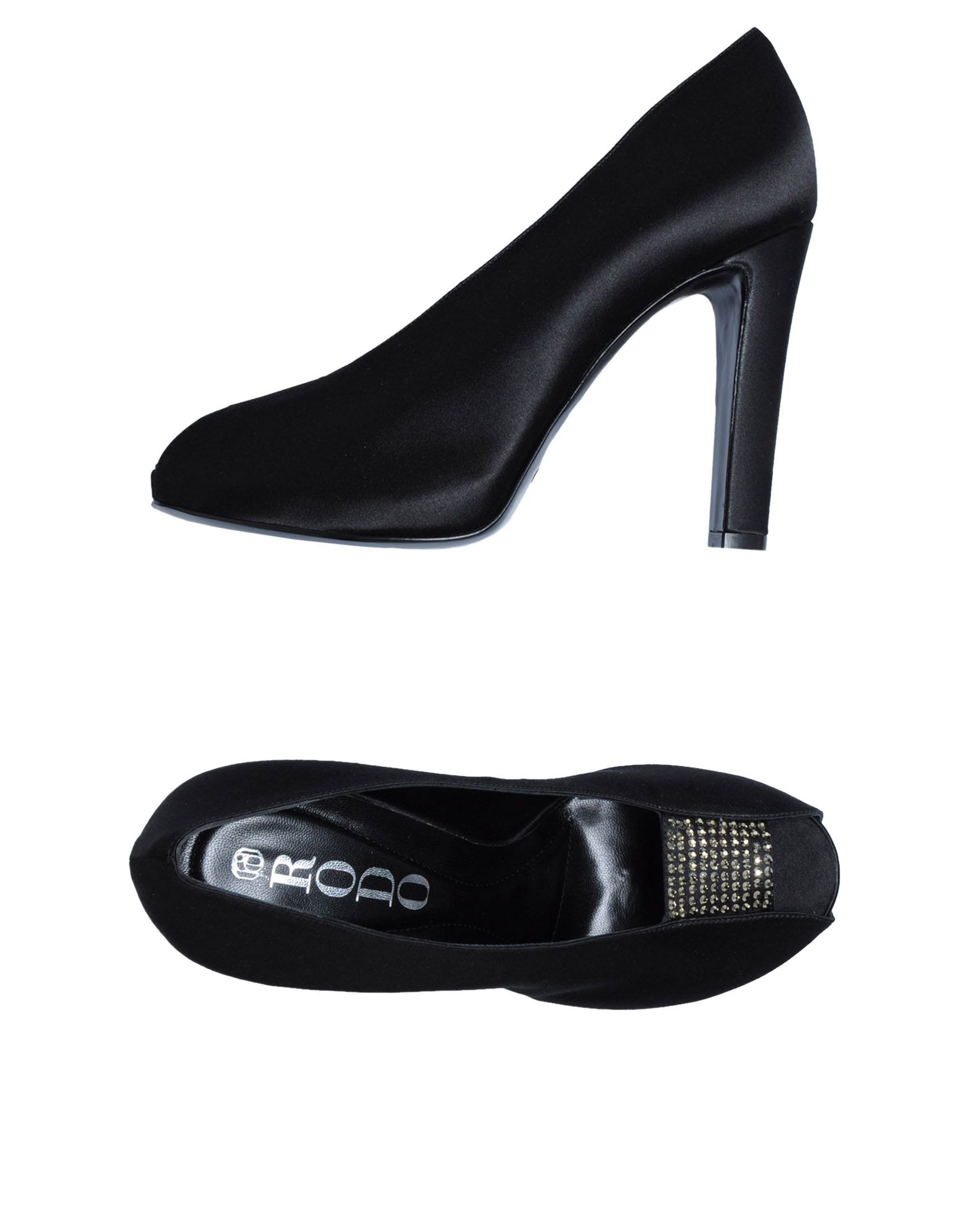 Foto Rodo Peep Toes Mujer Negro