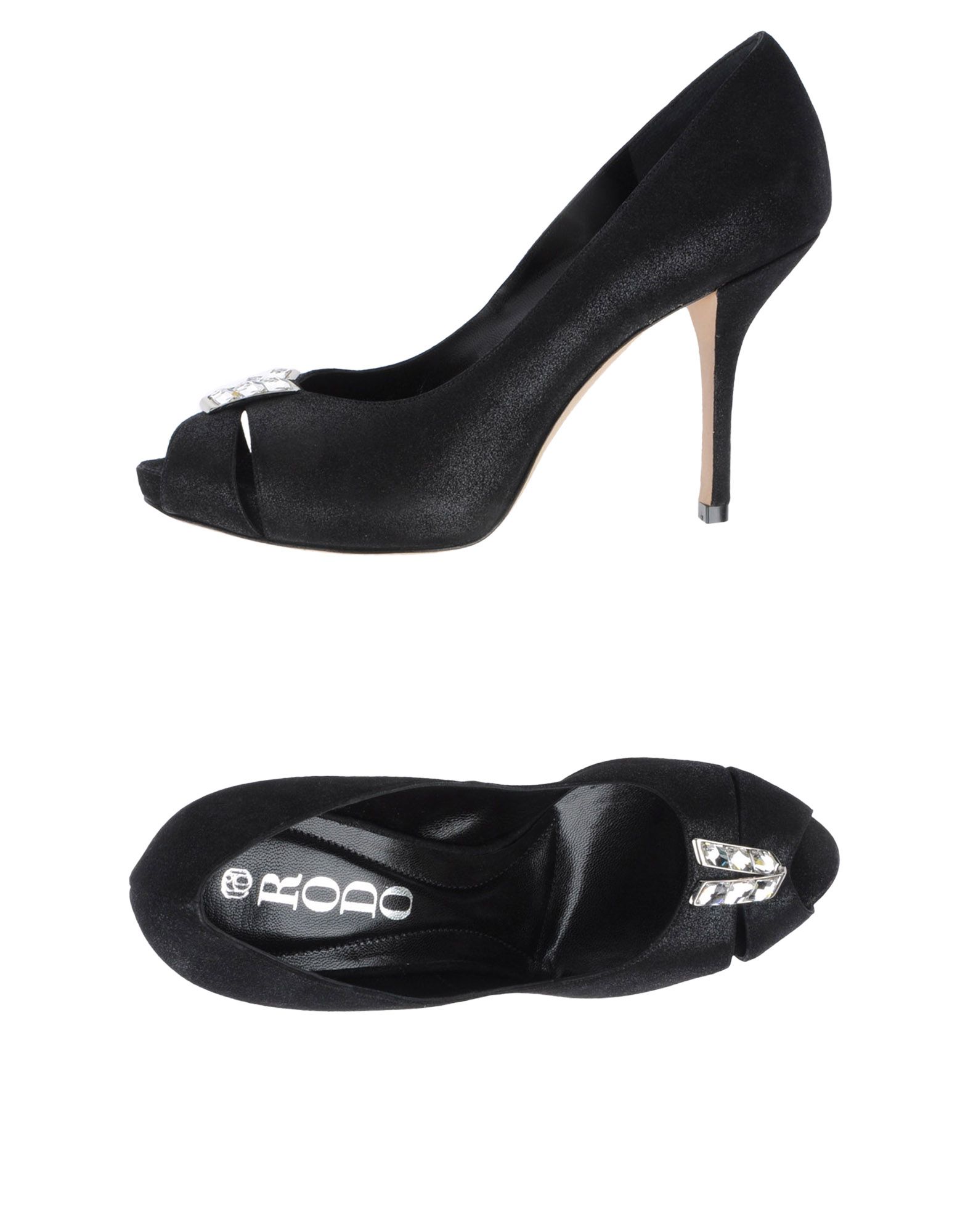 Foto Rodo Peep Toes Mujer Negro