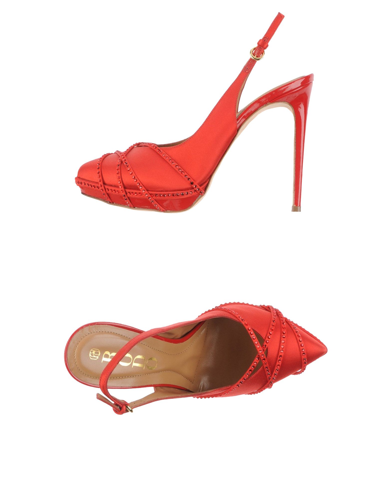Foto Rodo Zapatos Abiertos Mujer Rojo