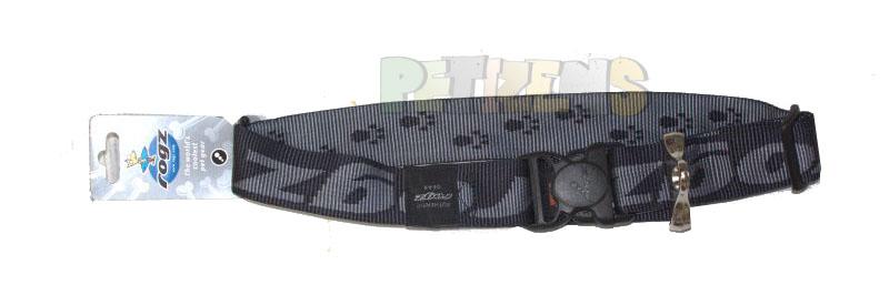 Foto Rogz Bigfoot Alpinist Negro Gris collar ajustable 50-80cm ancho 40mm