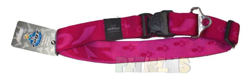 Foto Rogz Bigfoot Alpinist Pink collar ajustable 50-80cm ancho 40mm