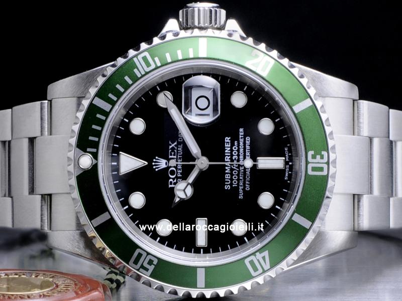 Foto Rolex Submariner Green Bezel 16610LV acero precio