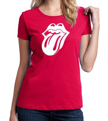 Foto Rolling Stones Camiseta Magenta Mujer Talla S - Xl T Shirt Raspberry Rock Musica