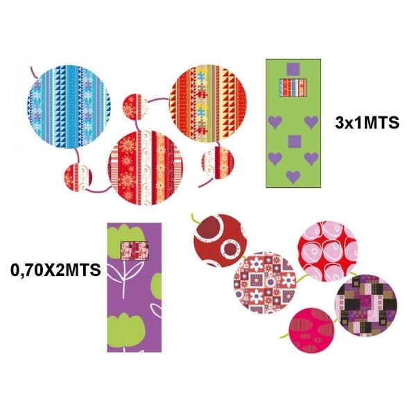 Foto Rollos de papel de regalo clasico 1x3 mts