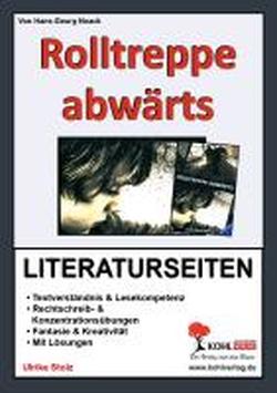 Foto Rolltreppe abwärts / Literaturseiten