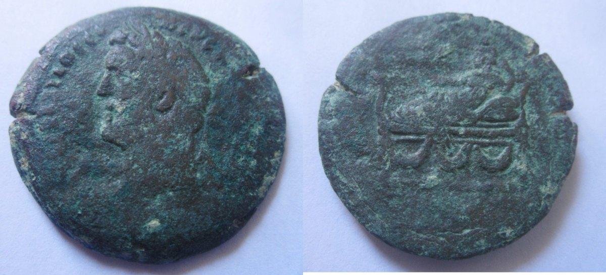 Foto Rom Ae-Drachme 151/152 n Chr