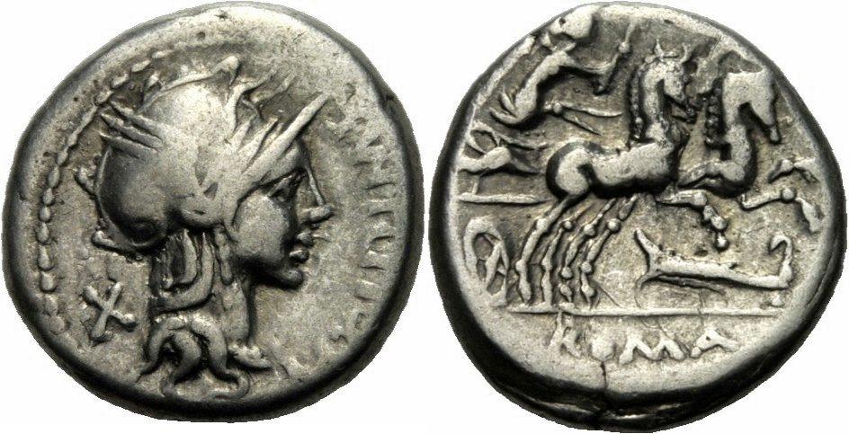 Foto Rom Republik Denar 115/114 v Chr
