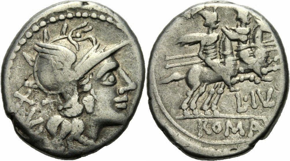 Foto Rom Republik Denar 141 v Chr