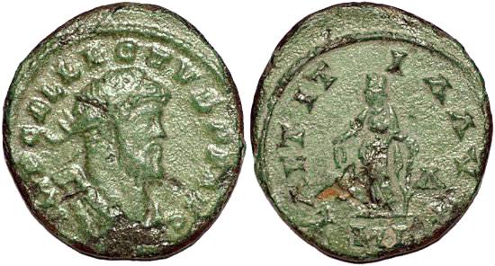 Foto Roman quinarius 293-296Ad
