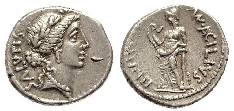 Foto Roman Republic Ar Denarius 49 Bc