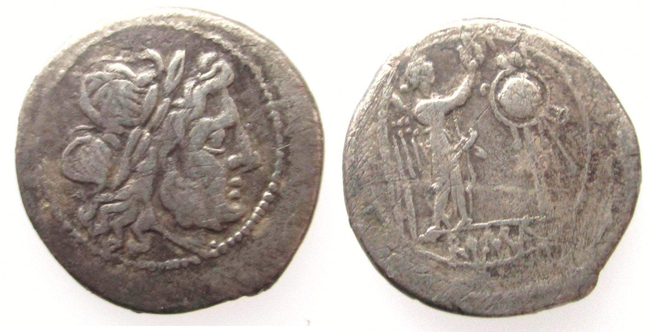 Foto Roman Republic Denar 205-195 Bc