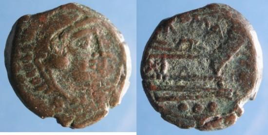 Foto Rome, Republic Ae quadrans 169-158Bc