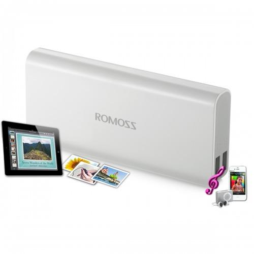 Foto romoss portable usb battery pack banco de la energía 10400mAh
