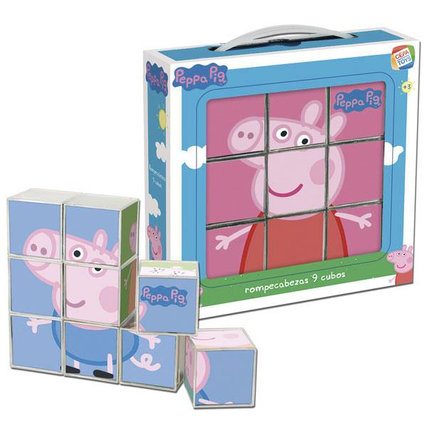 Foto Rompecabezas 9 cubos Peppa Pig Cefa Toys