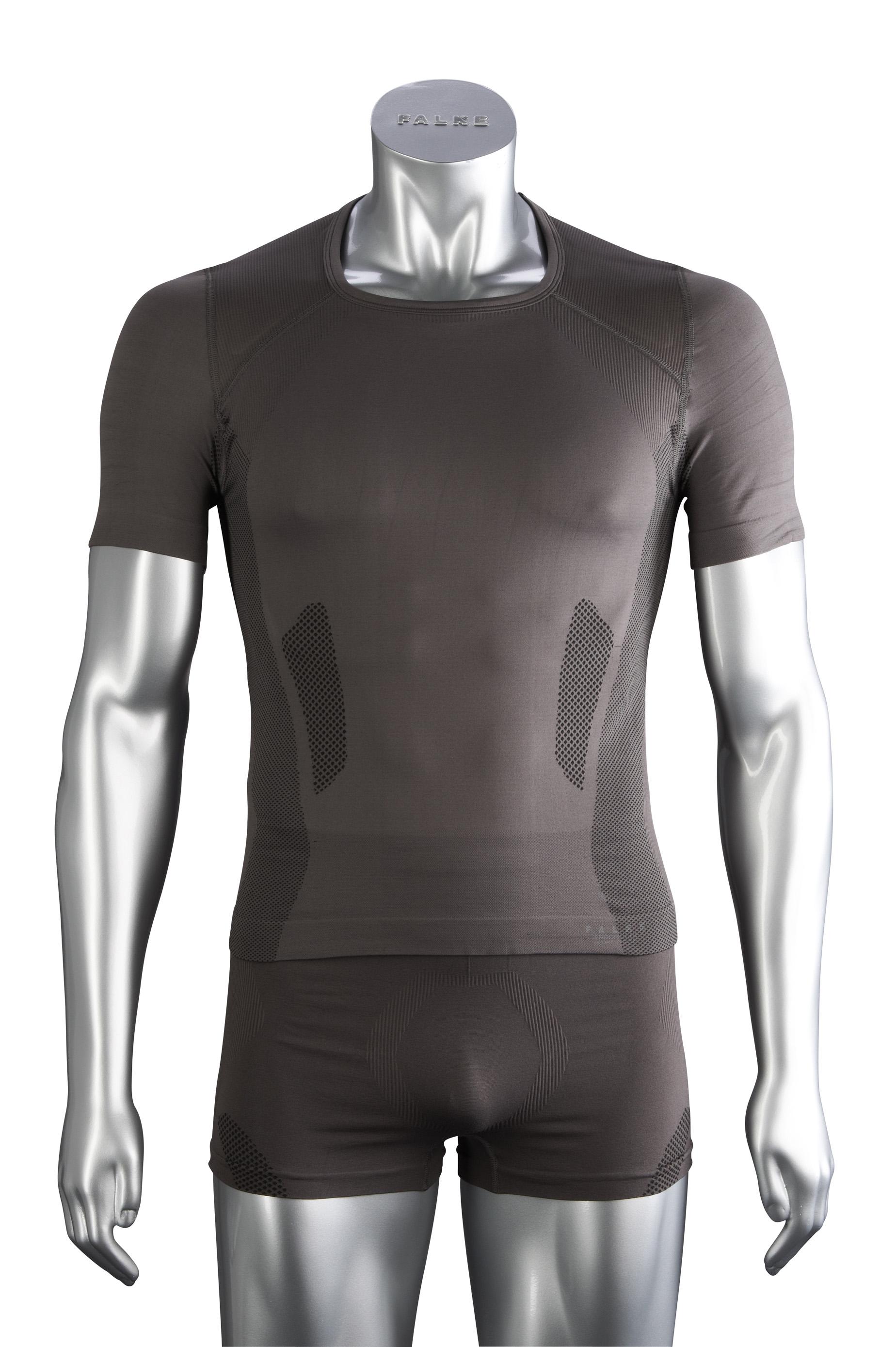Foto Ropa interior de fibra sintética Falke TK CF gris para hombre , s